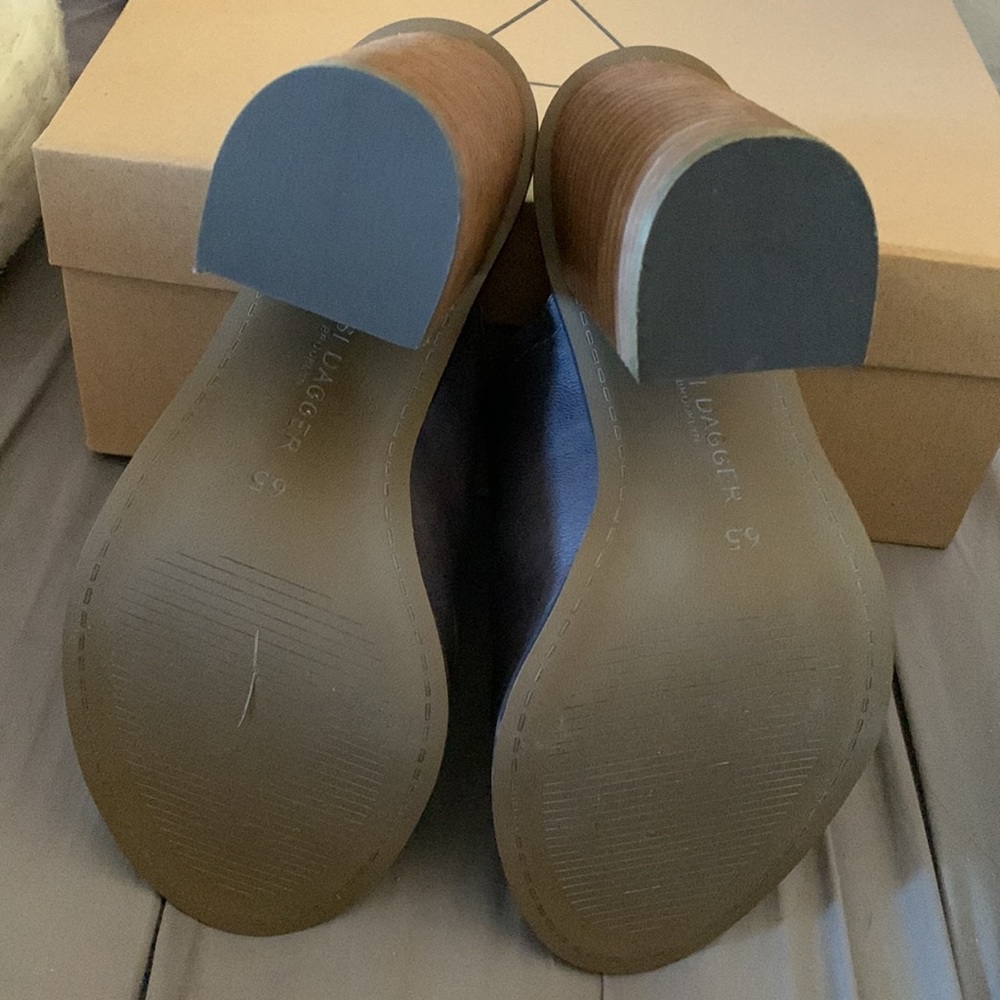 Kelsi Dagger Brooklyn “Bowery” Denim Mules - Picture 4 of 11